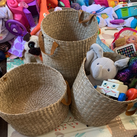 Hearth and hand baskets set of 3 - Picture 1 of 5